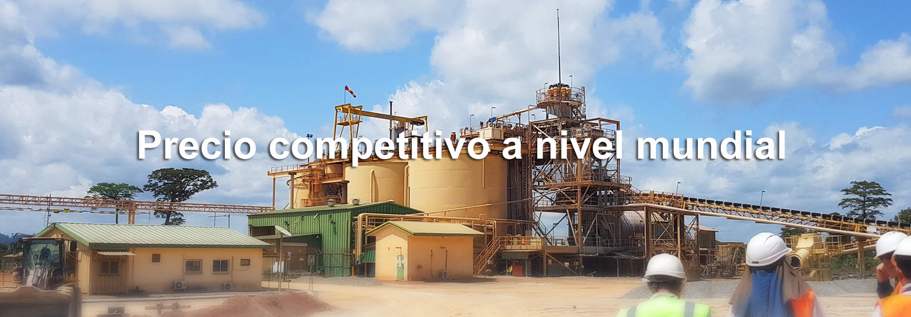 Planta de procesamiento de mineral de oro